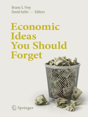 cover image of Economic Ideas You Should Forget